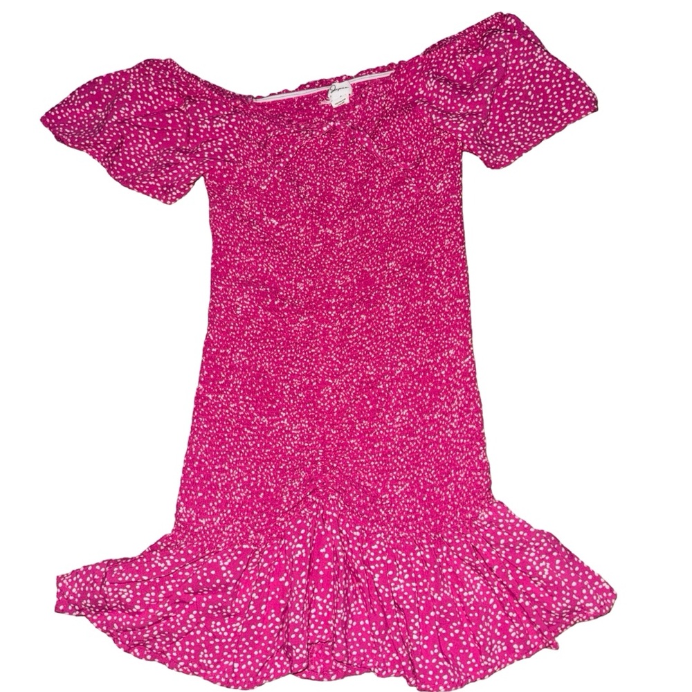 Japna off shoulder dress Barbie pink size small